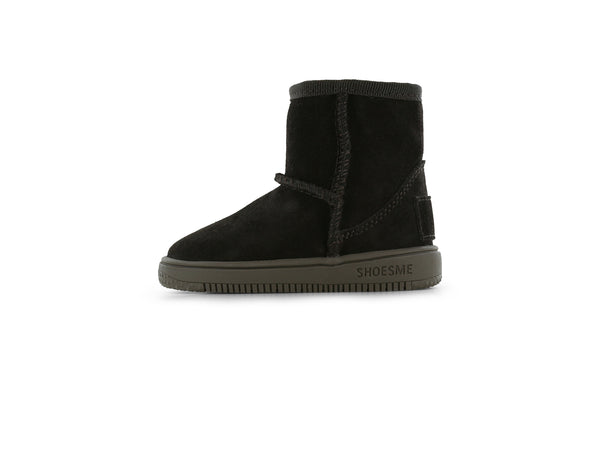 Shoesme donkerbruine bootie met fluffy voering