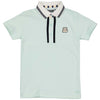 Jongens Shortsleeve Polo BOARQS243 van Quapi in de kleur Aqua Blue in maat 122-128.