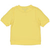 Meisjes Knitted top BONITAQS243 van Quapi in de kleur Soft Yellow in maat 122-128.