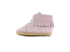 Shoesme lila babyschoentje met franjes