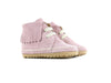Shoesme lila babyschoentje met franjes