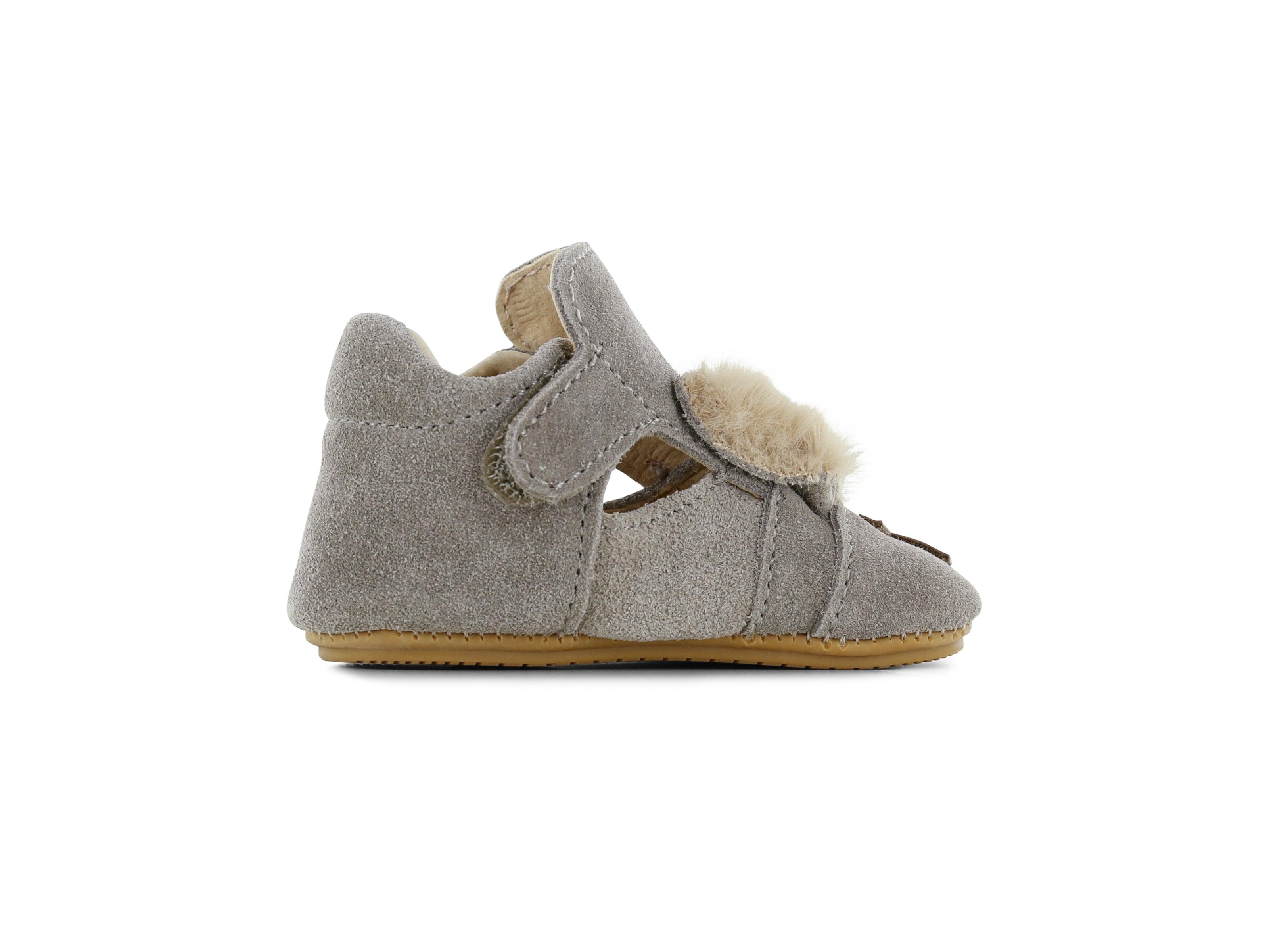 Shoesme taupe Baby-proof schoentje met oortjes