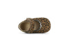 Meisjes Babyschoentje open panter van Shoesme in de kleur Cognac Panter in maat 21.