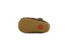 Meisjes Babyschoentje open panter van Shoesme in de kleur Cognac Panter in maat 21.