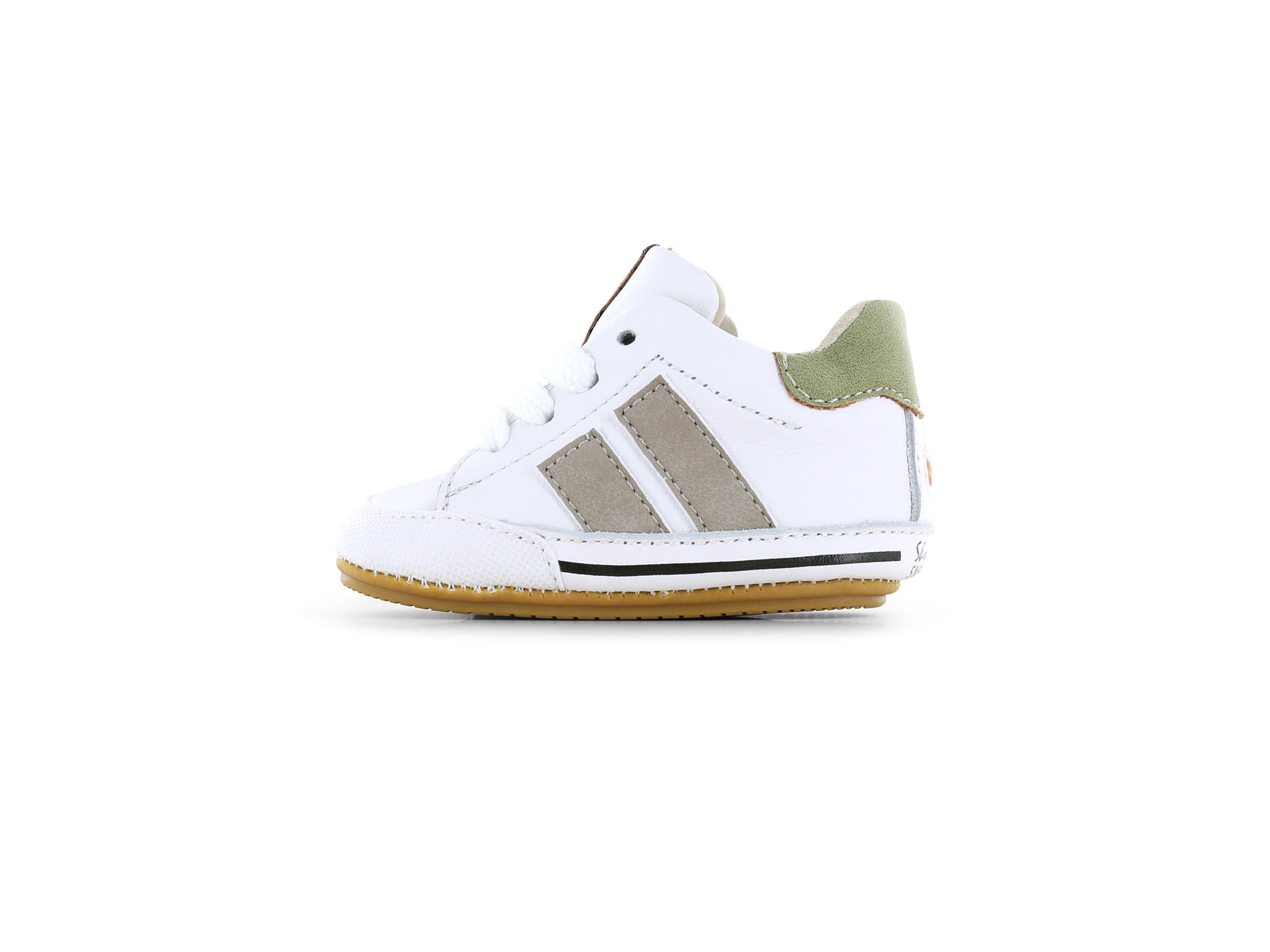 Shoesme Wit - taupe BABY-PROOF schoentje