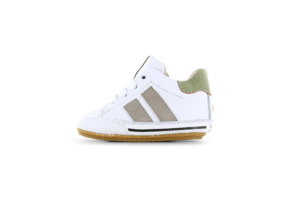 Shoesme Wit - taupe BABY-PROOF schoentje
