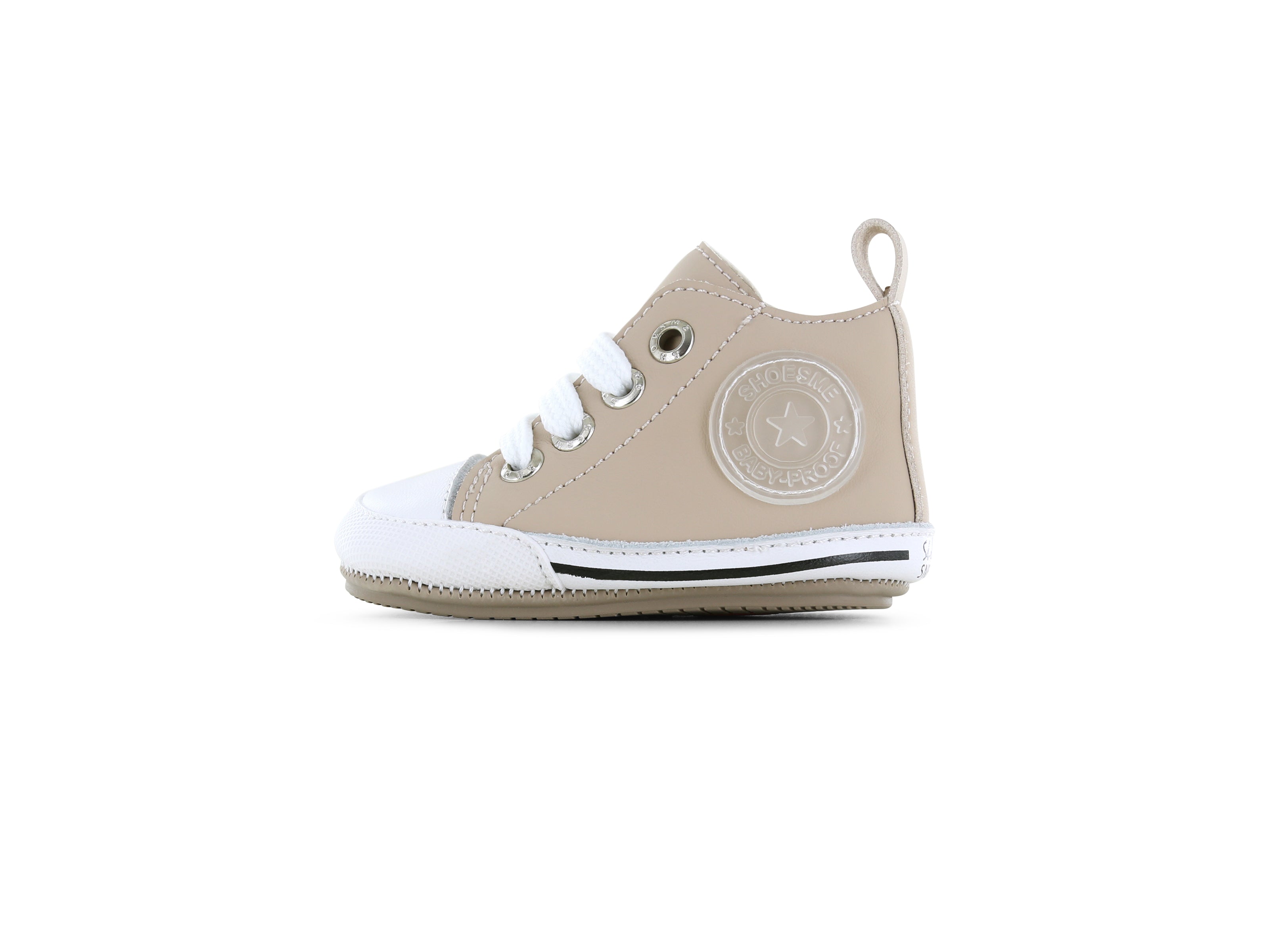 Shoesme taupe BABY-PROOF schoentje