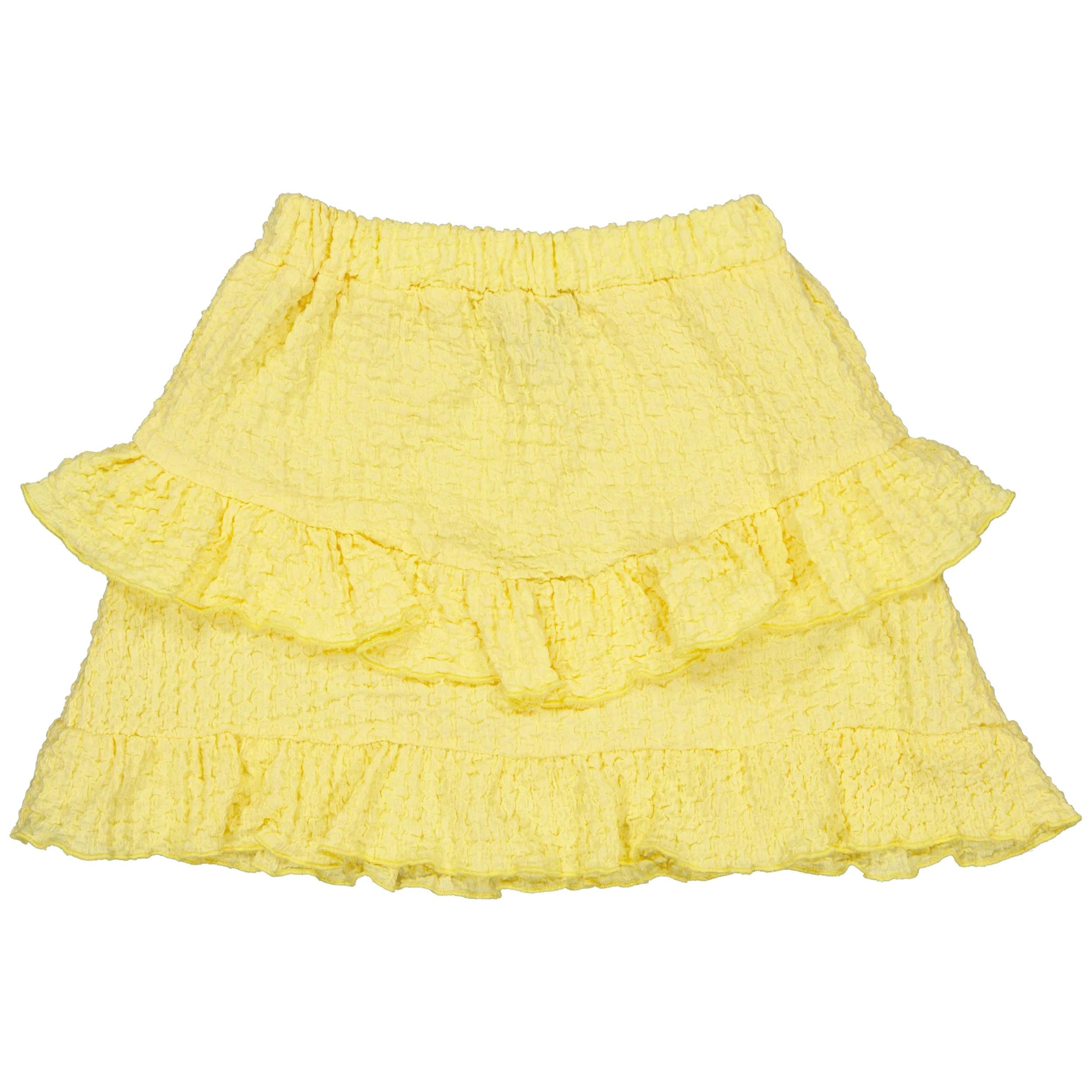 Meisjes Skirt BRICKQS243 van Quapi in de kleur Soft Yellow in maat 122-128.