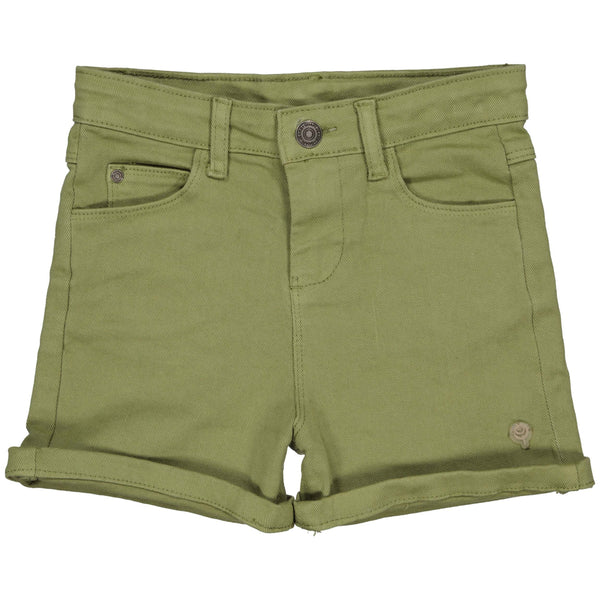 Meisjes Short BRITTEQS242 van Quapi in de kleur Cedar Green in maat 122-128.