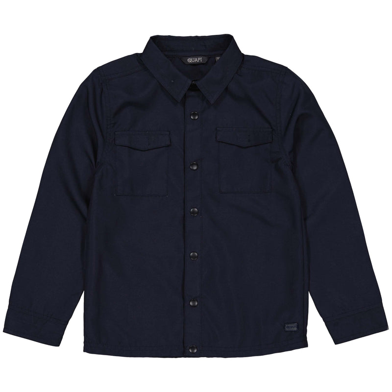 Jongens Overshirt BRUCEQS241 van Quapi in de kleur Dark Blue in maat 122-128.