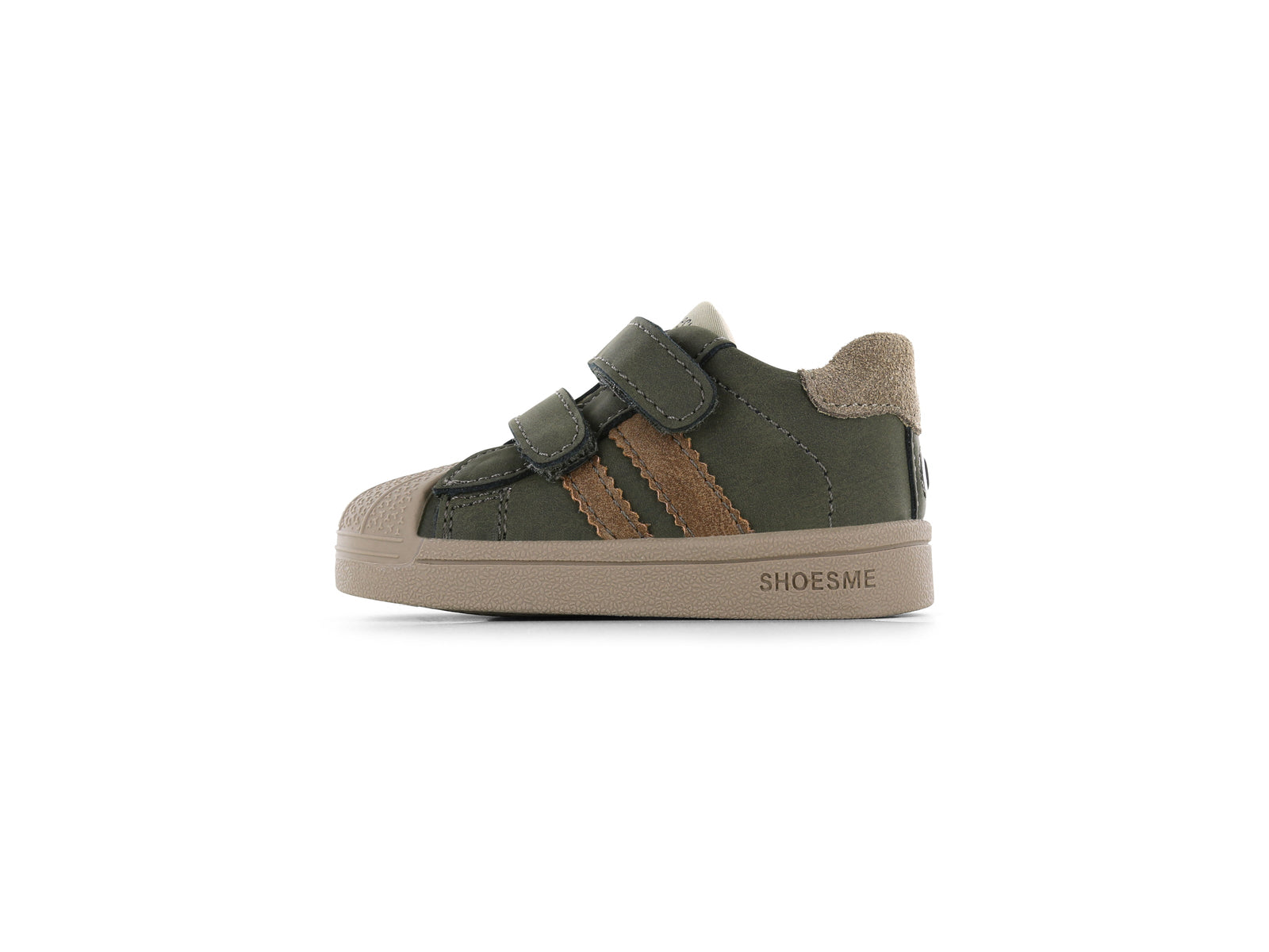 Shoesme Groen sneakertje met stootneus