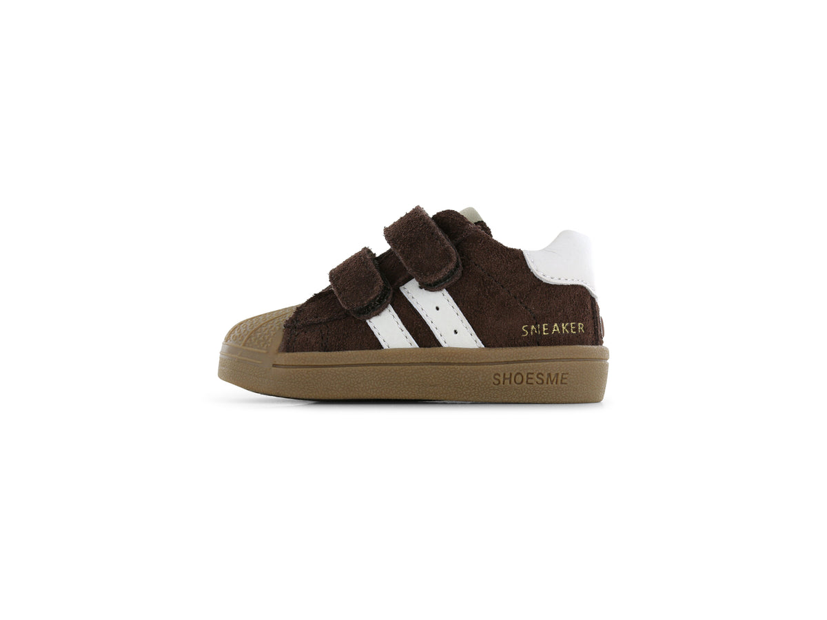 Shoesme Dark Brown sneakertje met stootneus