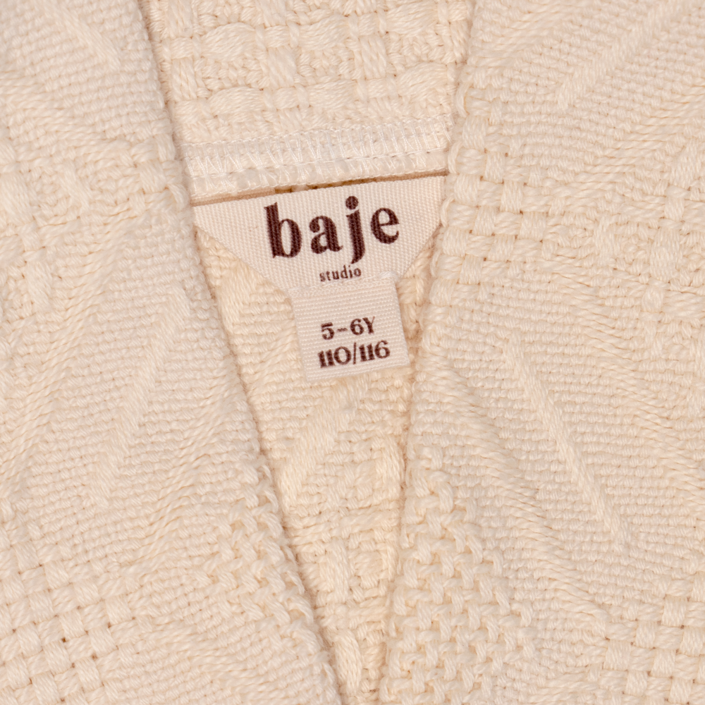 Baje Studio Amanta gilet creme - Bubbles & Bo