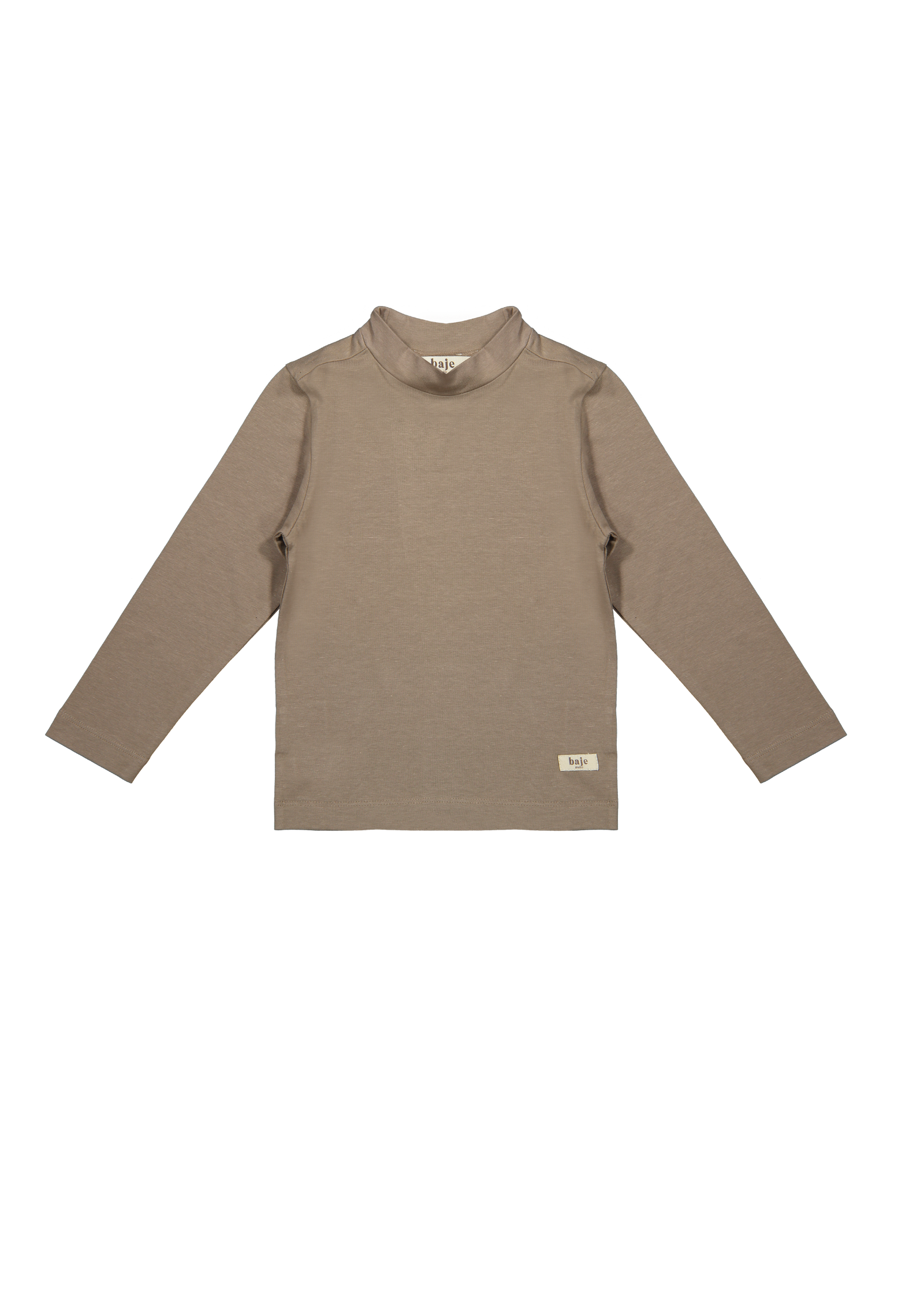 Baje Studio Ash jersey longsleeve taupe - Bubbles & Bo