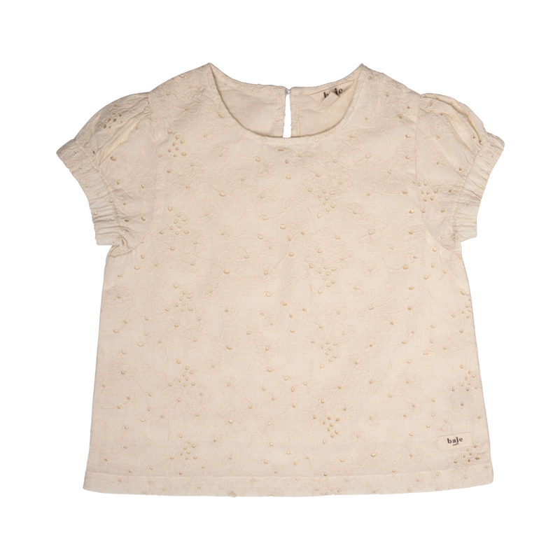 Baje Studio Beau shortsleeve white - Bubbles & Bo