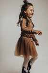 Baje Studio Berry skirt brown - Bubbles & Bo