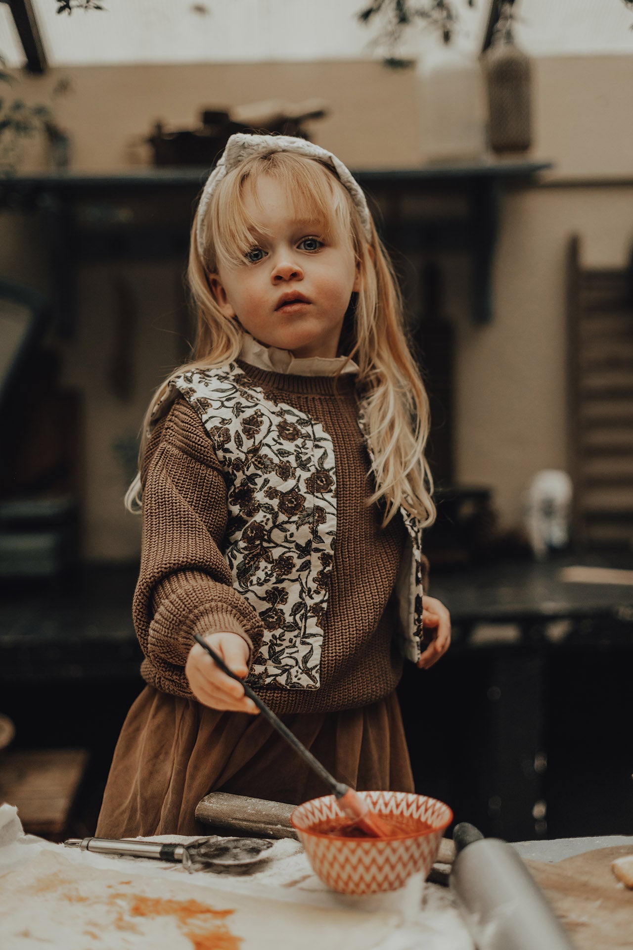 Baje Studio Berry skirt brown - Bubbles & Bo