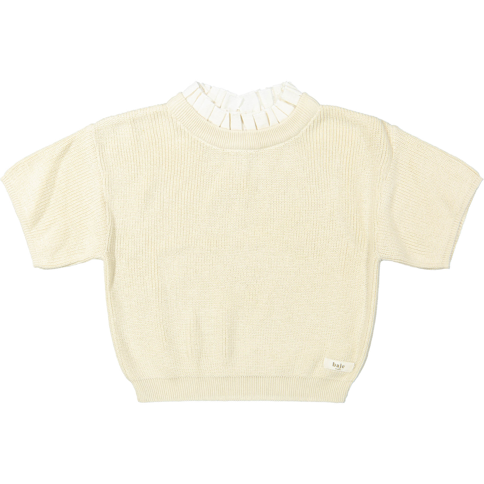 Baje Studio Blossom knit top sand - Bubbles & Bo
