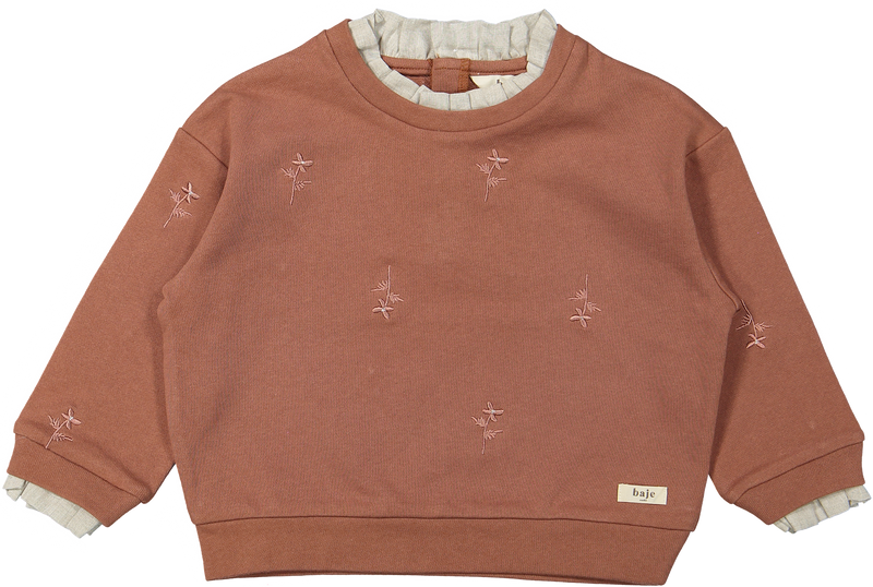 Baje Studio Chisel sweater peach - Bubbles & Bo