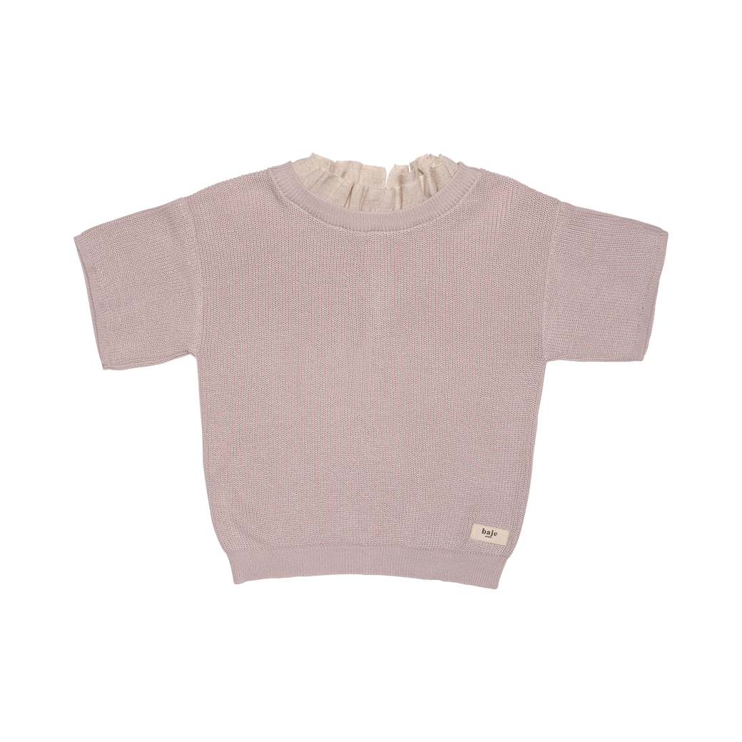 Baje Studio Gini knit top lilac