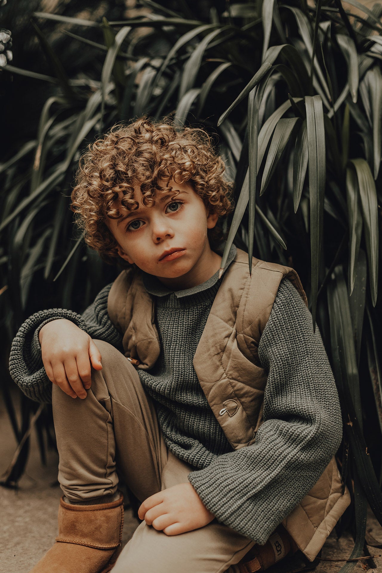 Baje Studio Jade sweat pants green - Bubbles & Bo