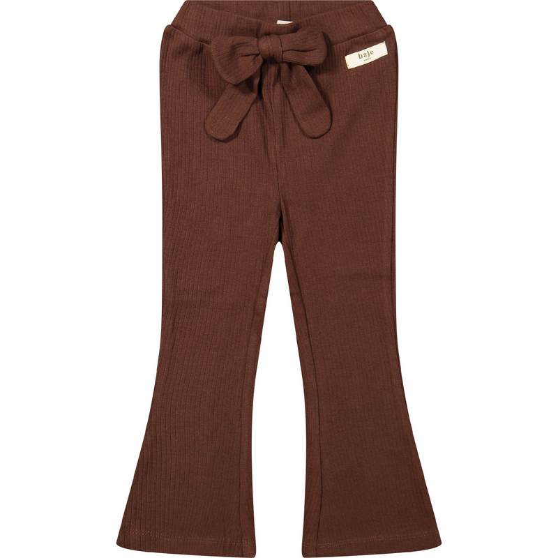 Baje Studio Jolla rib legging brown - Bubbles & Bo
