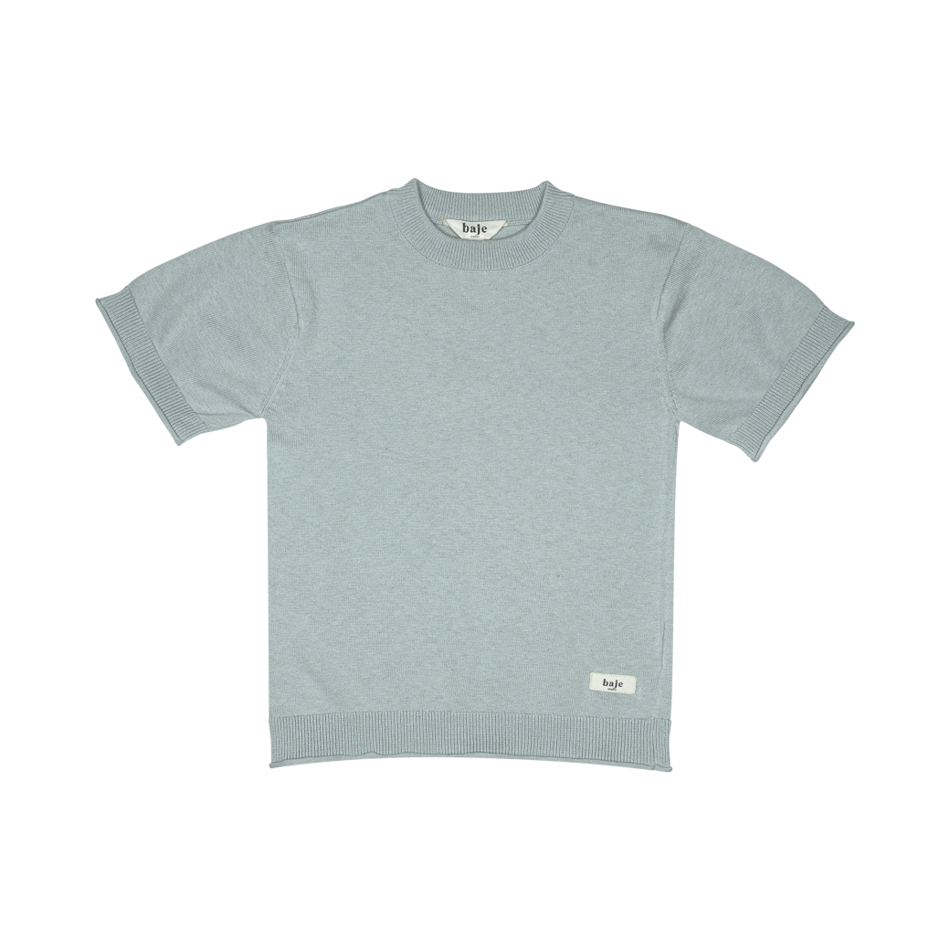 Baje Studio Mack knit tee blue - Bubbles & Bo