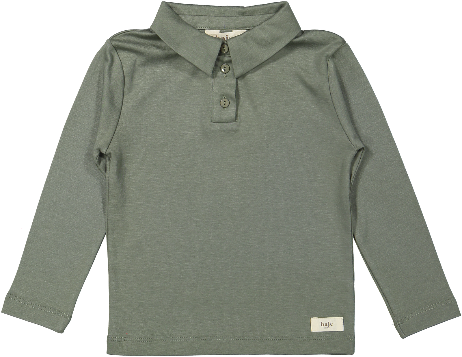 Baje Studio Minto jersey polo green - Bubbles & Bo