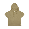 Baje Studio Moss shortsleeve blouse taupe - Bubbles & Bo