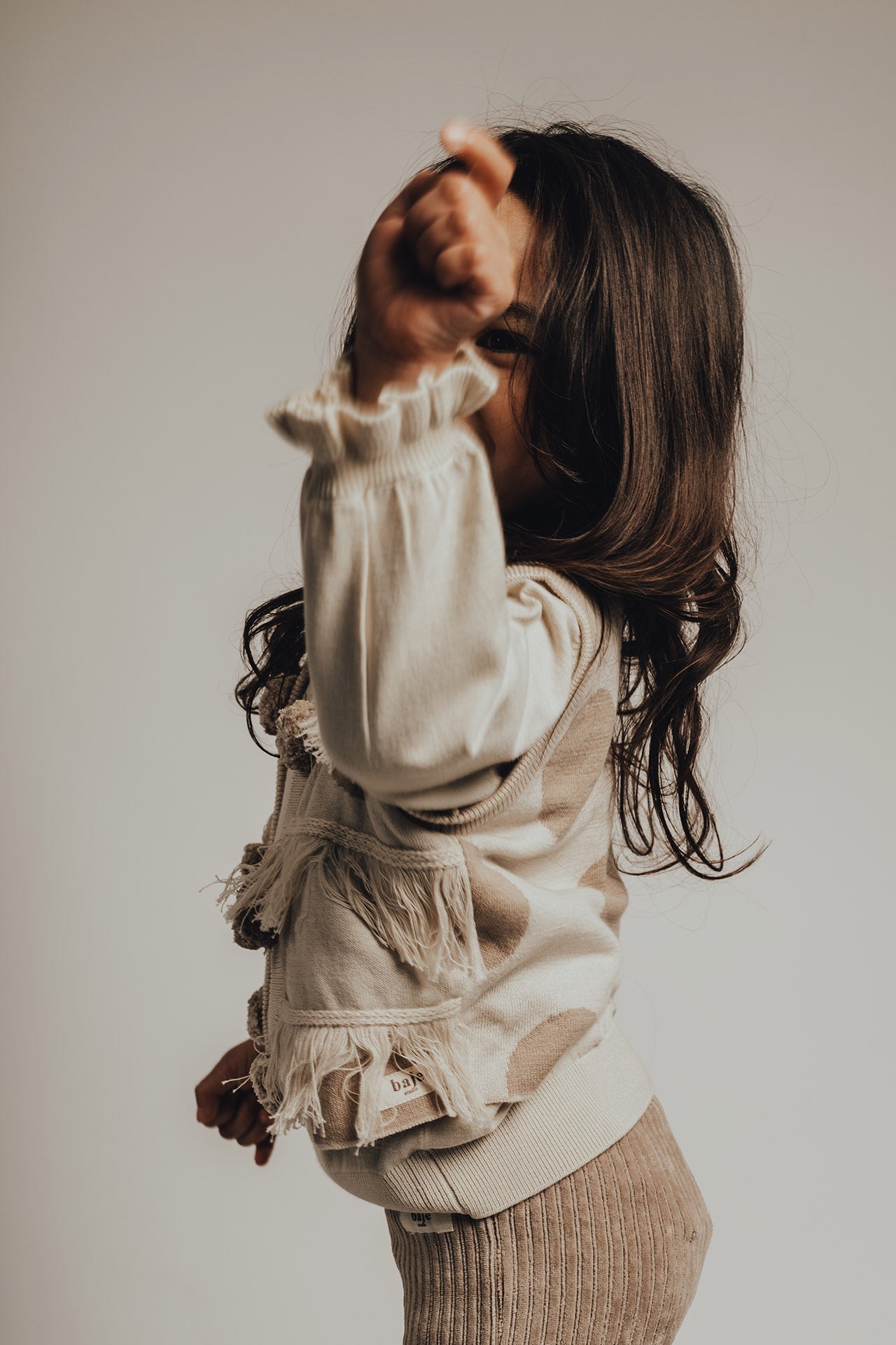 Baje Studio Rianne knit sand - Bubbles & Bo