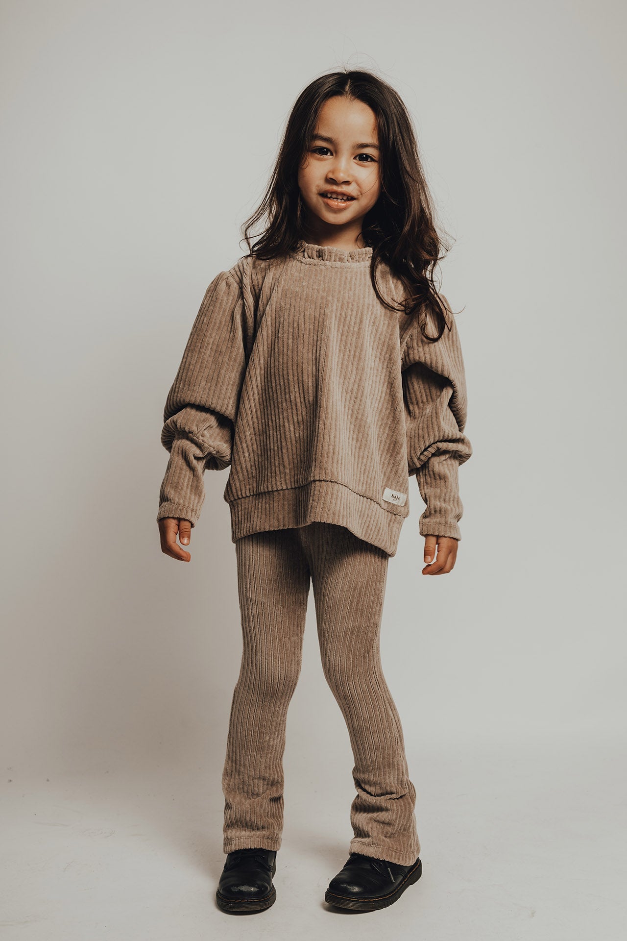 Baje Studio Trois pants camel - Bubbles & Bo