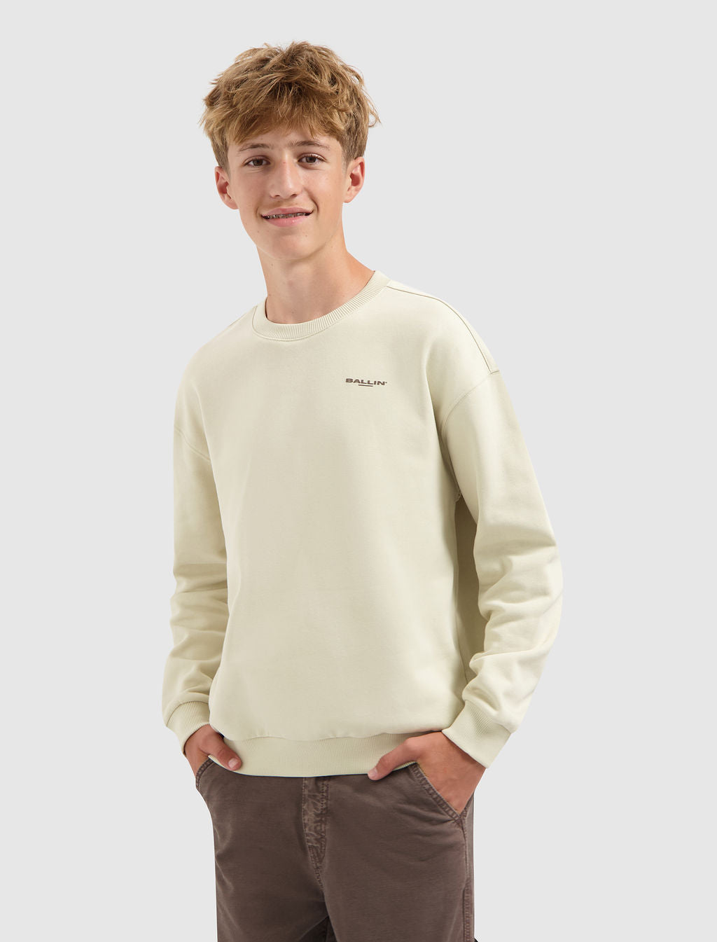 Ballin Amsterdam Junior ZigZag Logo Sweater