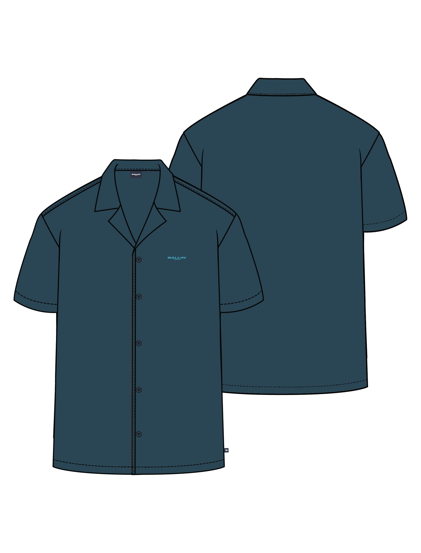 Ballin Amsterdam Junior Vertical Stripes Shirt SS