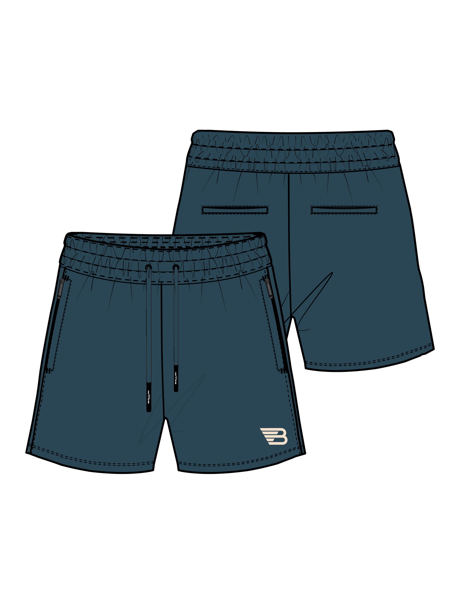 Ballin Amsterdam Junior Inside Out Short