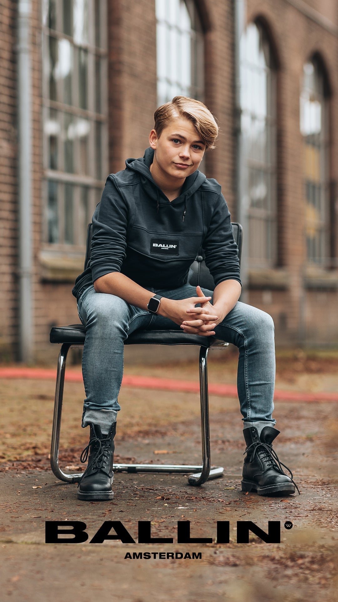 Ballin Amsterdam Hoodie Antra - Bubbles & Bo