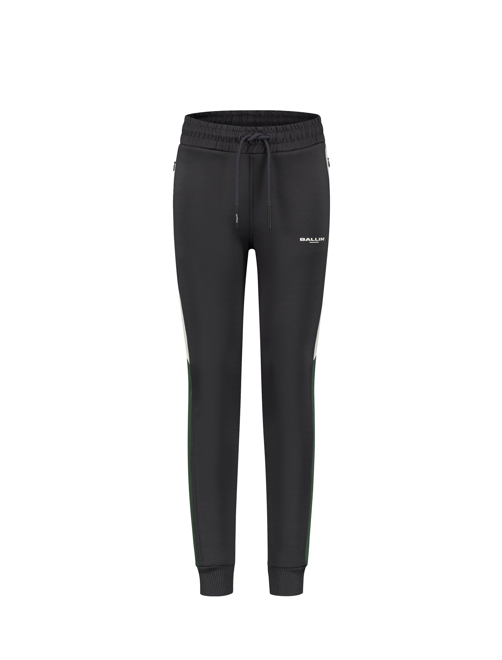 Ballin Amsterdam Jogger pants with colorblock and frontprint