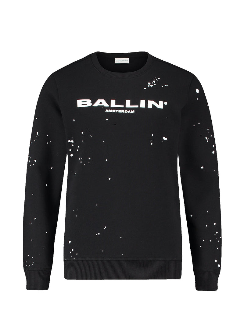 Ballin Amsterdam Jongens Sweater Black - Bubbles & Bo