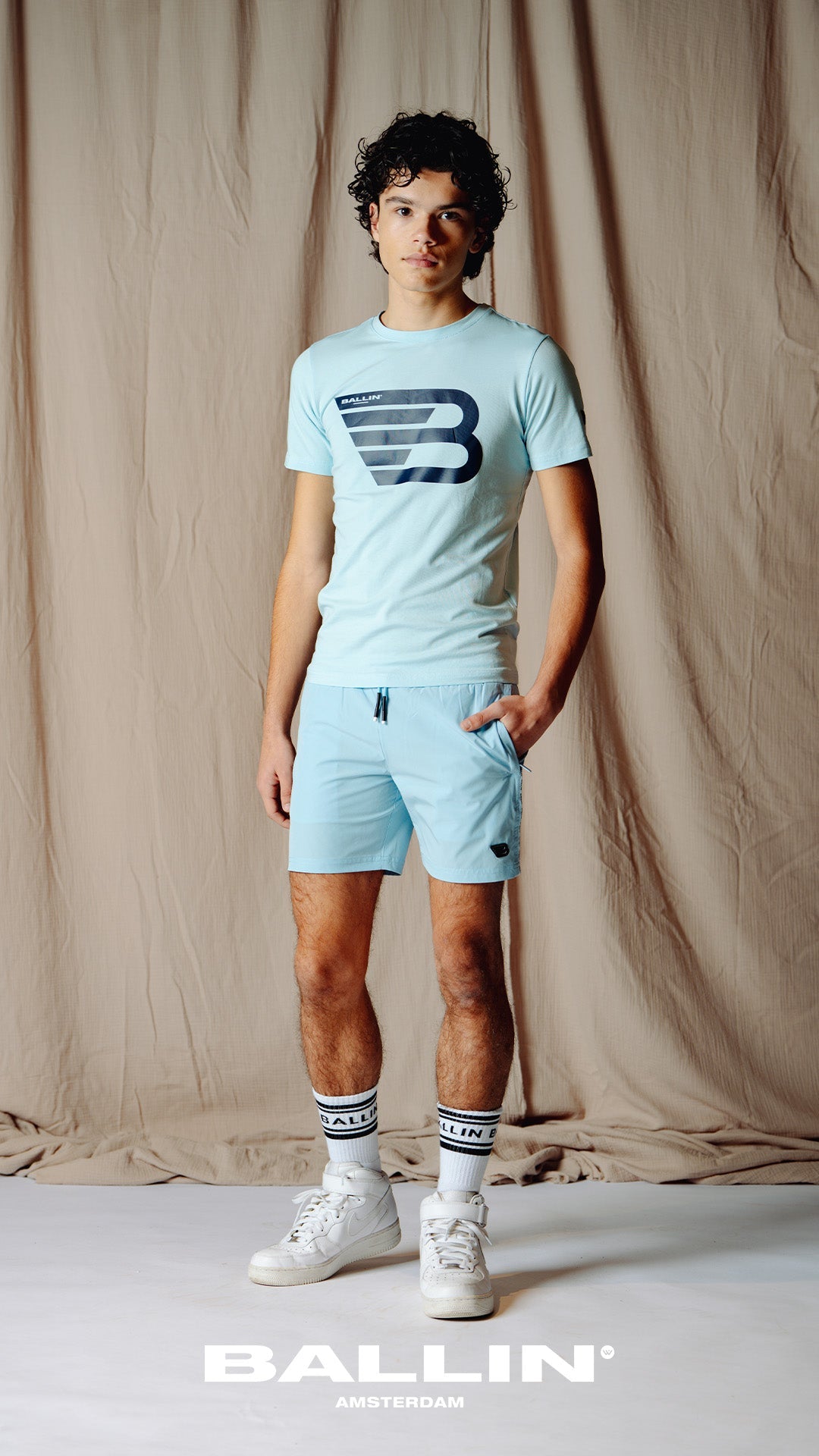 Ballin Amsterdam Shorts with frontlogo - Bubbles & Bo