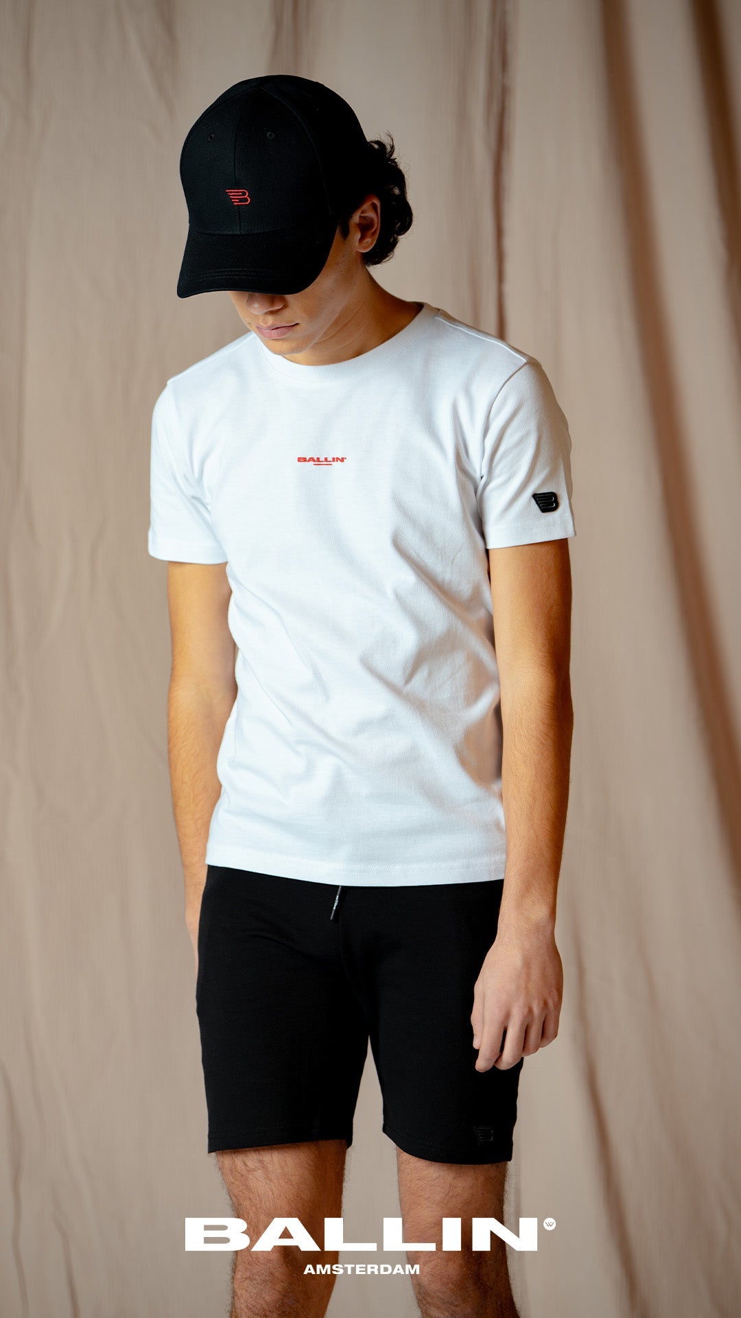 Ballin Amsterdam T-shirt with front and backprint - Bubbles & Bo