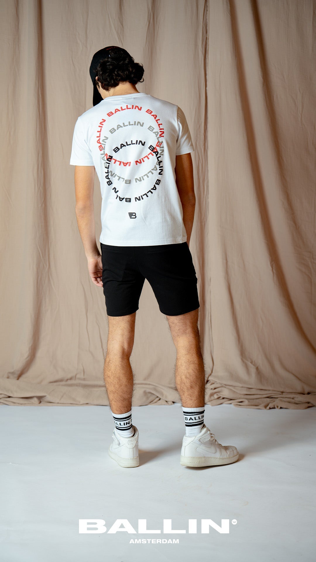 Ballin Amsterdam T-shirt with front and backprint - Bubbles & Bo