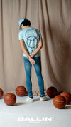 Ballin Amsterdam T-shirt with front and backprint - Bubbles & Bo