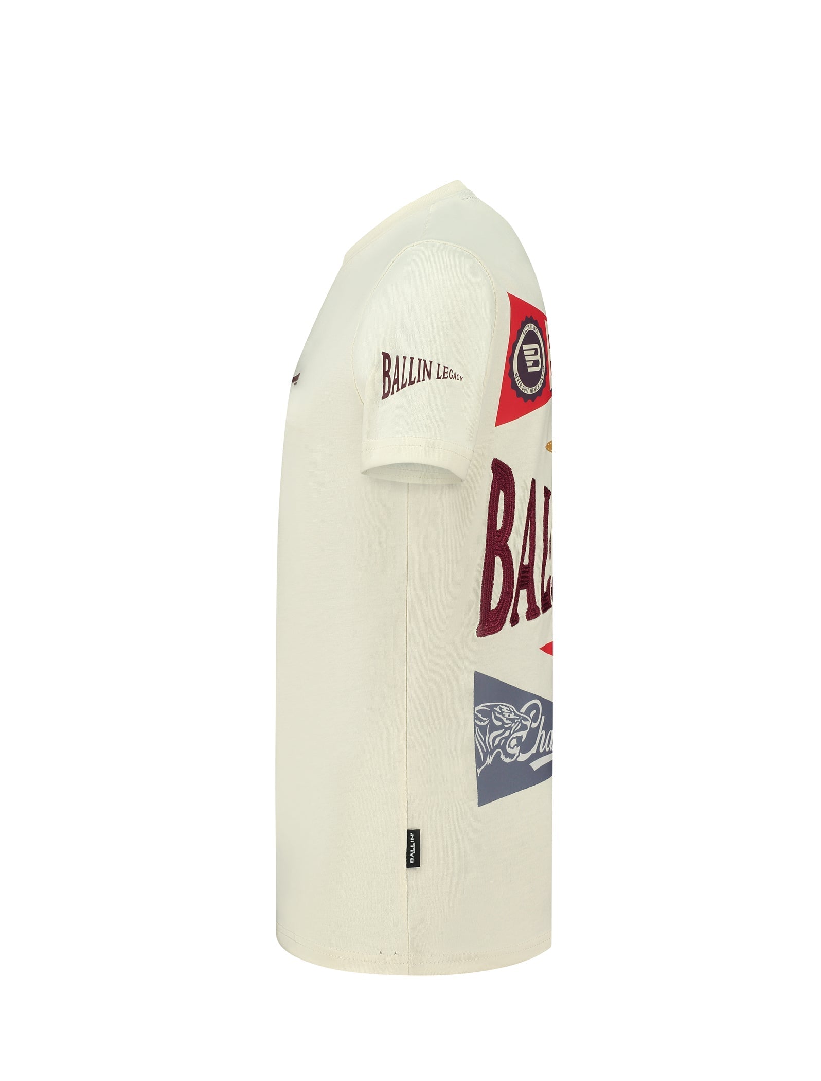 Ballin Amsterdam T-shirt with front logo and back artwork - Bubbles & Bo