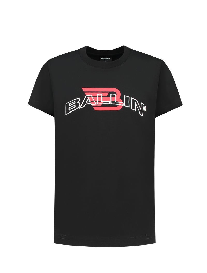 Ballin Amsterdam T-shirt with frontprint - Bubbles & Bo