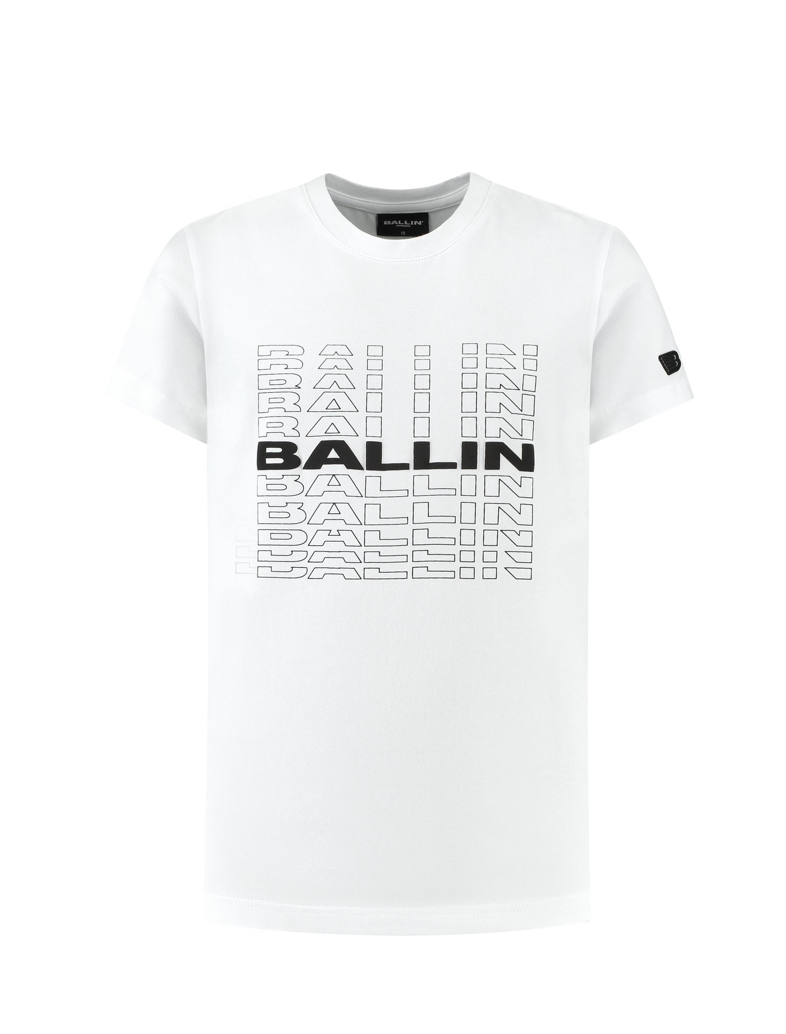 Ballin Amsterdam T-shirt with frontprint - Bubbles & Bo