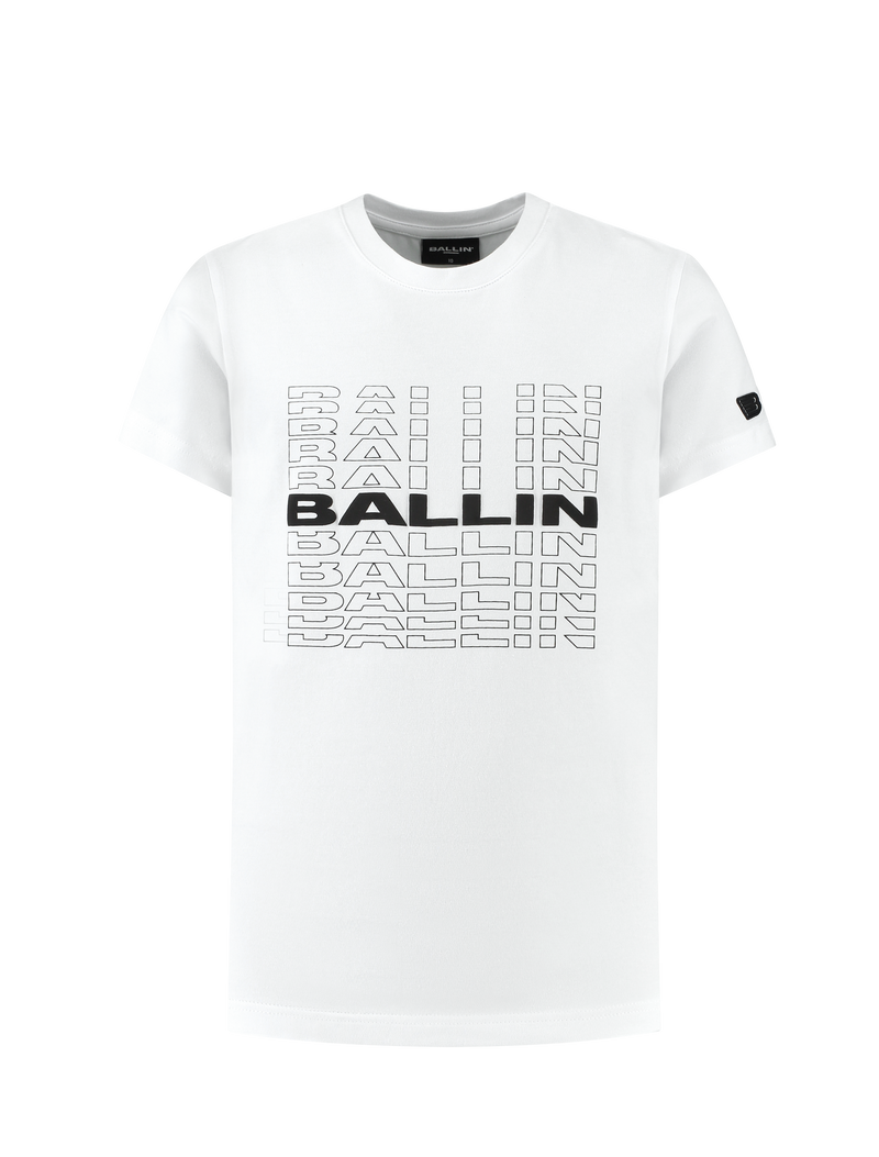 Ballin Amsterdam T-shirt with frontprint - Bubbles & Bo