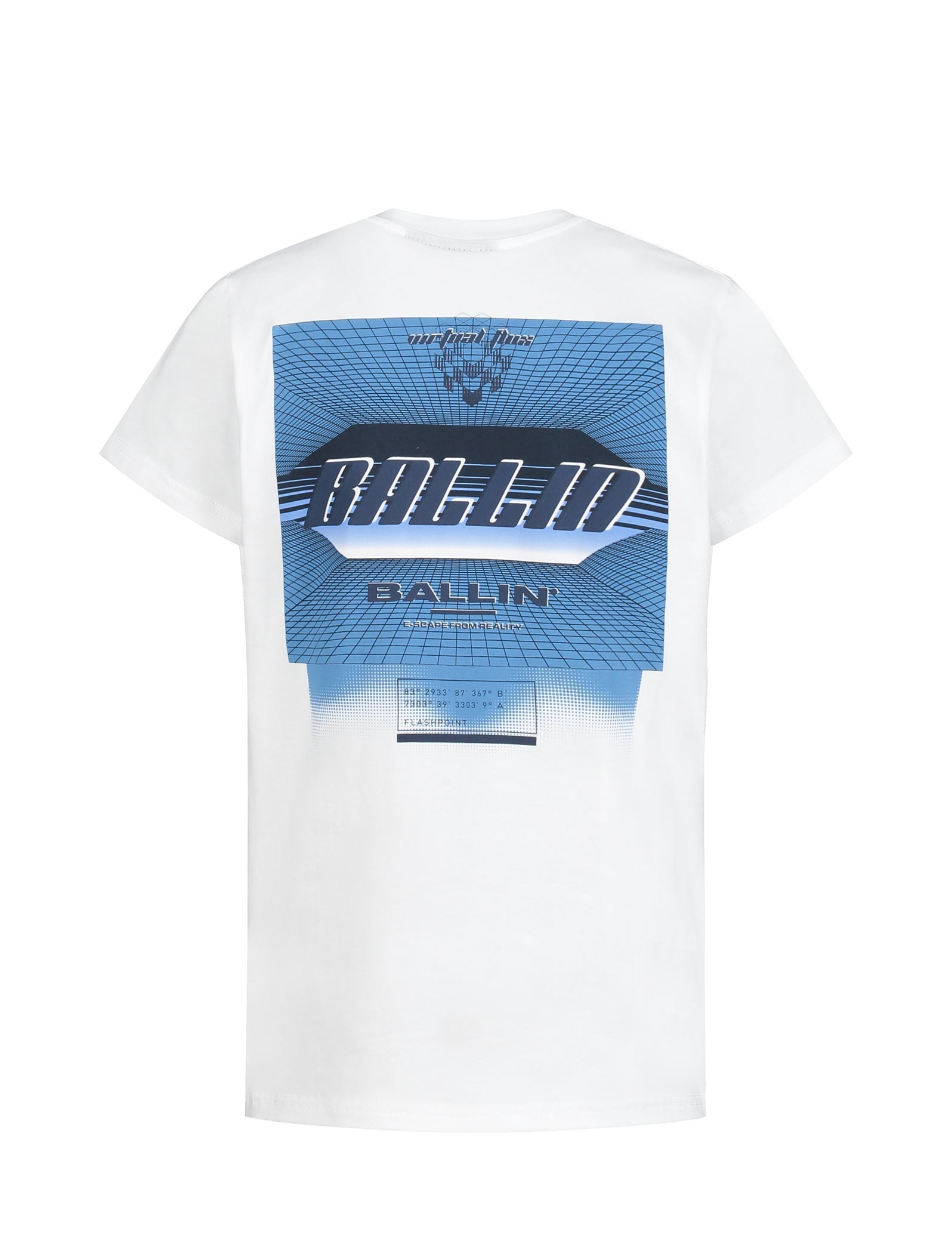 Ballin T-shirt White - Bubbles & Bo