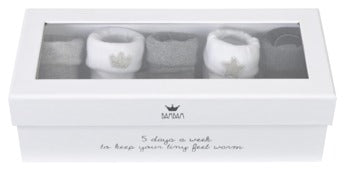 BamBam 5 days a week sock box (0-3 month) - Bubbles & Bo
