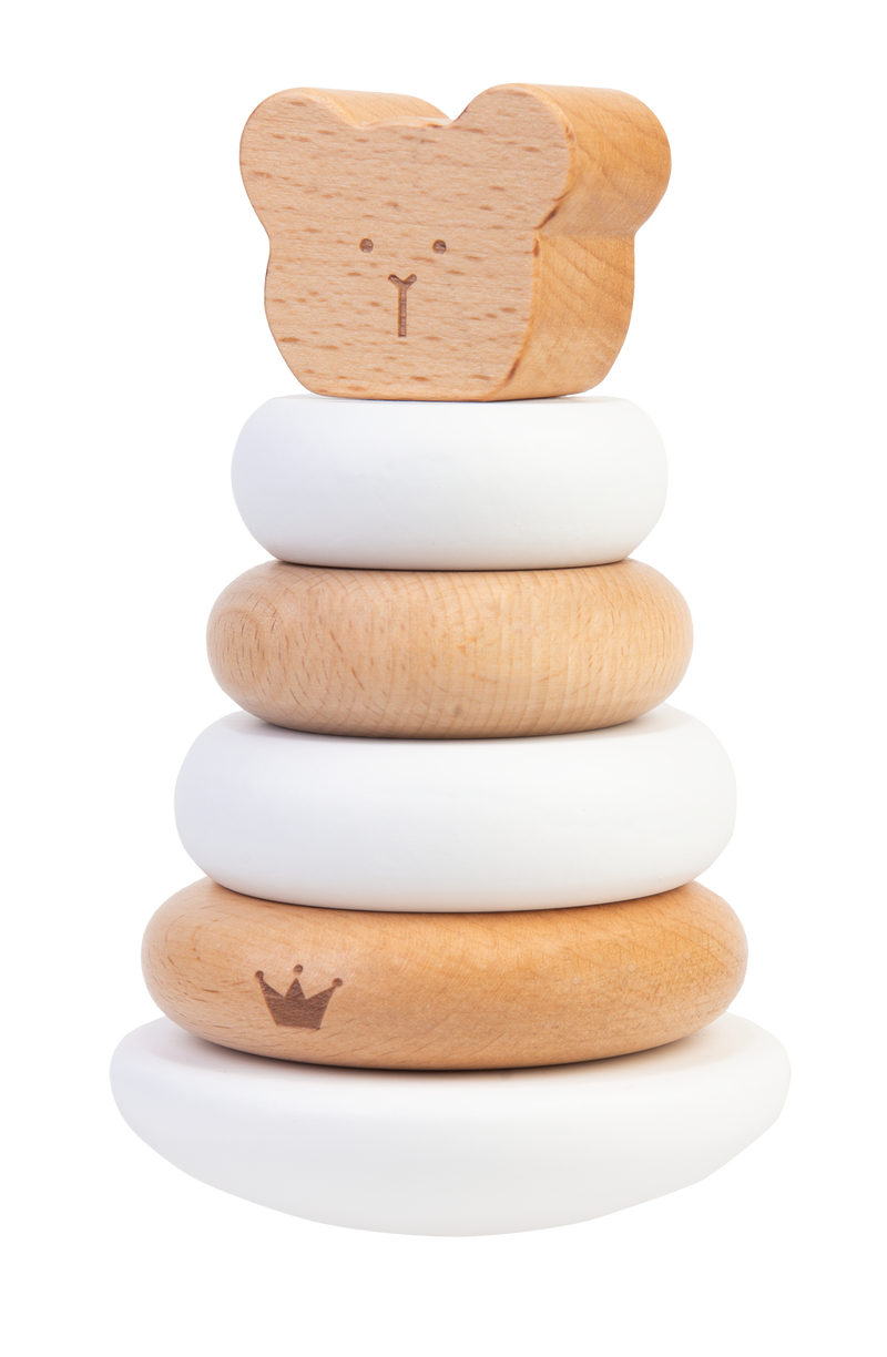 BamBam Wobbly Stacker bear eco friendly - Bubbles & Bo