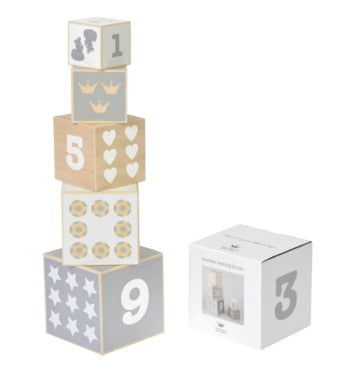 BamBam Wooden Nesting Blocks - Bubbles & Bo