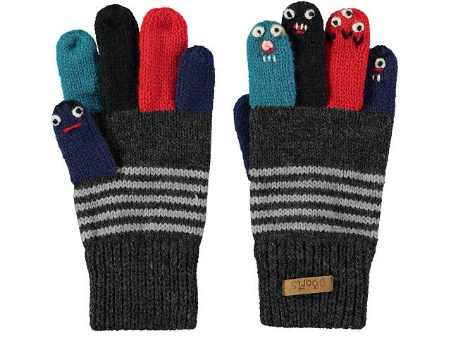 Bart's Handschoenen puppet donker Handschoenen - Bubbles & Bo